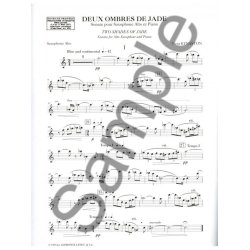 Trent Kynaston: 2 Ombres de Jade (Saxophone-Alto & Piano)