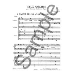Jehan Ariste Alain: 2 Marches (Quartet-Mixed)