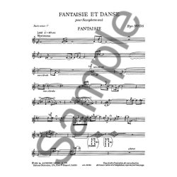 Ryo Noda: Fantaisie et Danse (Saxophone solo)