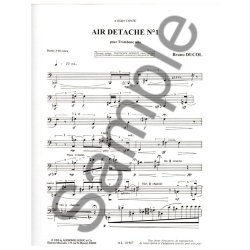 Bruno Ducol: Air d&eacute;tach&eacute; No.1 (Trombone solo)