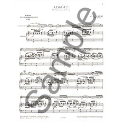 Johann Sebastian Bach: Pi&egrave;ces c&eacute;l&egrave;bres Vol.1 (Saxophone-Alto & Piano)