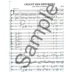 Olivier Messiaen: Chant des D&eacute;port&eacute;s (Choral-Mixed accompanied)