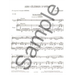 Various Composers: Airs c&eacute;l&egrave;bres d'Op&eacute;ras Vol.1 (Clarinet & Piano)