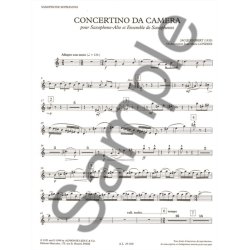 Jacques Ibert: Concertino da Camera (Saxophone & other Instruments)
