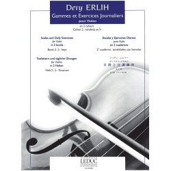 Devy Erlih: Scales and daily Exercises for Violin Book 2 (Violin solo)