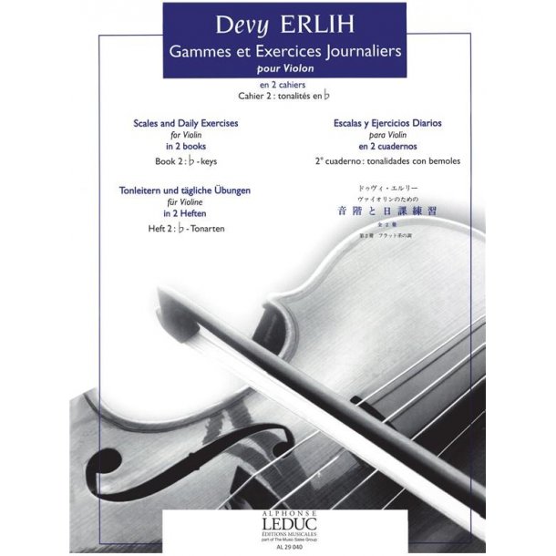 Devy Erlih: Scales and daily Exercises for Violin Book 2 (Violin solo)