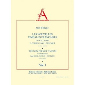 Jean Batigne: The New French Timpani Book 2, Vol.1 (Percussion solo)