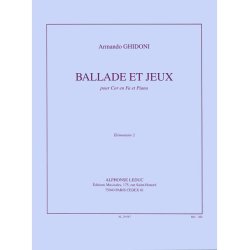 Armando Ghidoni: Ballade et Jeux (Horn & Piano)