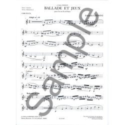 Armando Ghidoni: Ballade et Jeux (Horn & Piano)