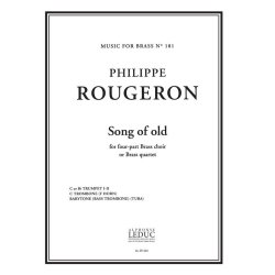 Rougeron King Song Of Old Brass Quartet Score/Parts Mfb181