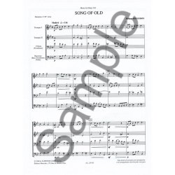 Rougeron King Song Of Old Brass Quartet Score/Parts Mfb181