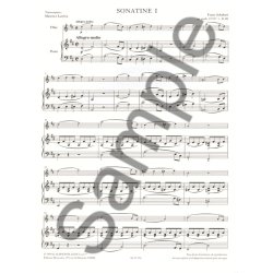 Franz Peter Schubert: Sonatina Op.posth.137, No.1 in D major (D384) (Flute & Piano)