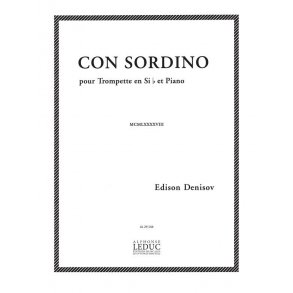 Edison Denisov: Con Sordino (Trumpet & Piano)