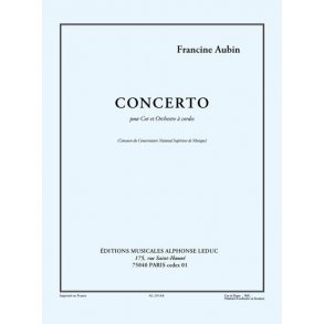 Francine Aubin: Concerto (Horn And Piano)