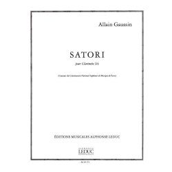 Allain Gaussin: Satori (Clarinet solo)