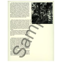 Jean-Louis Florentz: L'Anneau de Salomon Op.14a (Orchestra)