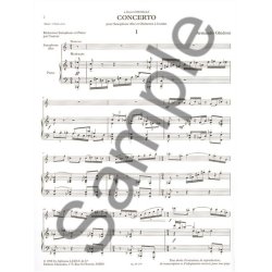 Armando Ghidoni: Concerto for Alto Saxophone and String Orchestra (Saxophone-Alto & Piano)