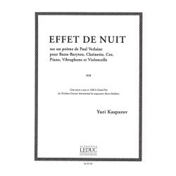 Yuri Kasparov: Effet de Nuit (Voice & Ensemble)