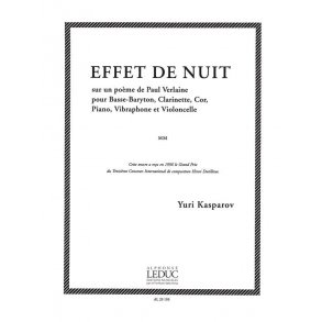 Yuri Kasparov: Effet de Nuit (Voice & Ensemble)