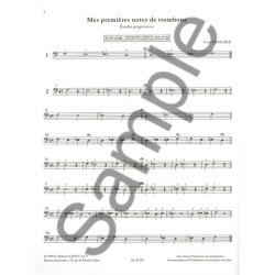 Yves Demarle: Mes Premi&egrave;res Notes de Trombone (Trombone solo)