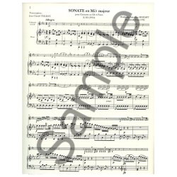 Wolfgang Amadeus Mozart: Sonata K302 in E flat major (Clarinet & Piano)