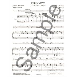 Marcel & J&eacute;r&ocirc;me Gali&egrave;gue M.& Naulais J.: Plein Vent (Trombone & Piano)