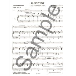Marcel & J&eacute;r&ocirc;me Gali&egrave;gue M.& Naulais J.: Plein Vent (Trombone & Piano)