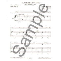 Marcel & J&eacute;r&ocirc;me Gali&egrave;gue M.& Naulais J.: Fleur de Coulisse (Trombone & Piano)