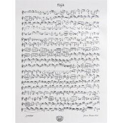 Fugue Lute Solo Poster