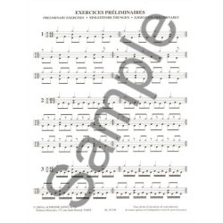 Jacky Bourbasquet-Pichard: Etude progressive de la double P&eacute;dale de Grosse Caisse (Percussion solo)