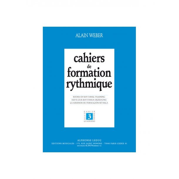 Alain Weber: Cahiers de Formation rythmique Vol.3 (Book)