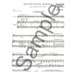Henri Bert: Petite Suite modale (Clarinet & Piano)