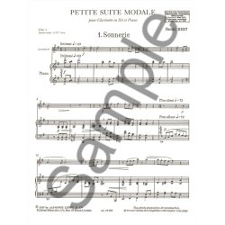 Henri Bert: Petite Suite modale (Clarinet & Piano)