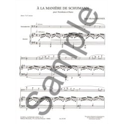Jean Michel Defaye: A la Mani&egrave;re de Schumann (Trombone & Piano)