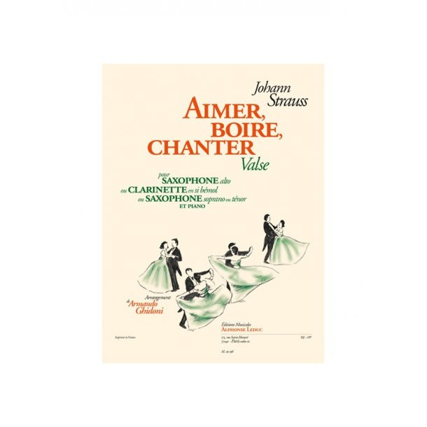 Johann Baptist II Strauss: Wine, Women and Song Op.333 (Clarinet & Piano)