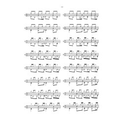 Bourbasquet: Etudes de coordination, d&eacute;veloppement de l'ind&eacute;pendance pour batterie