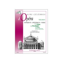 Various Composers: Airs c&eacute;l&egrave;bres d'Op&eacute;ras Vol.2 (Flute & Piano)