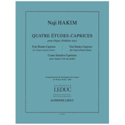 Naji Hakim: 4 Etudes-Caprices (Organ)