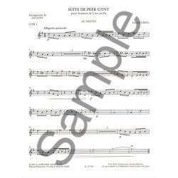 Edvard Hagerup Grieg: Suite de 'Peer Gynt' (Horn Ensemble (5 or more))