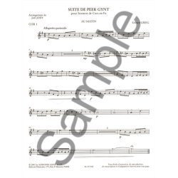 Edvard Hagerup Grieg: Suite de 'Peer Gynt' (Horn Ensemble (5 or more))