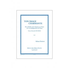 Edison Denisov: Ton Image charmante (sop/ten) (Voice & Piano)