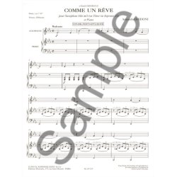 Armando Ghidoni: Comme un R&ecirc;ve (Saxophone-Alto & Piano)