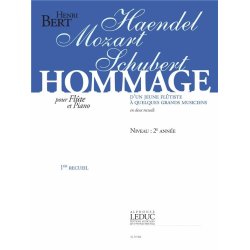 Henri Bert: Hommage d'un jeune Fl&ucirc;tiste Vol.1 (Flute & Piano)