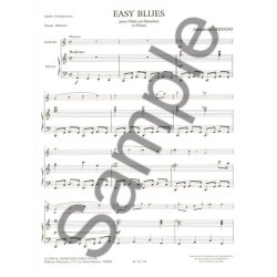 Ghidoni: Easy blues pour flute ou hautbois et piano