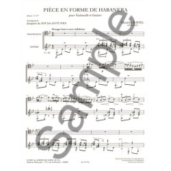 Piece En Forme De Habanera Vc/Gtr