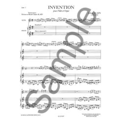Jehan Ariste Alain: Invention (Flute & Organ)