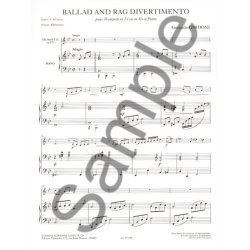 Armando Ghidoni: Ballad & Rag Divertimento (Trumpet & Piano)