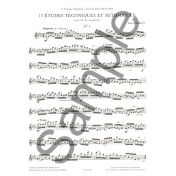 Michel M&eacute;riot: 15 &Eacute;tudes Techniques Et Rythmiques