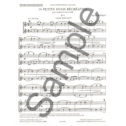 Michel M&eacute;riot: 14 Petits Duos r&eacute;cr&eacute;atifs (Saxophones 2)