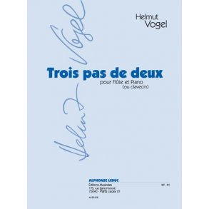 Helmut Vogel: 3 Pas de Deux (Flute & Piano)